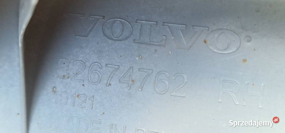 VOLVO FH5 FH 5 SPOILER ZDERZAKA DOKŁADKA Z GUMĄ Bieleń