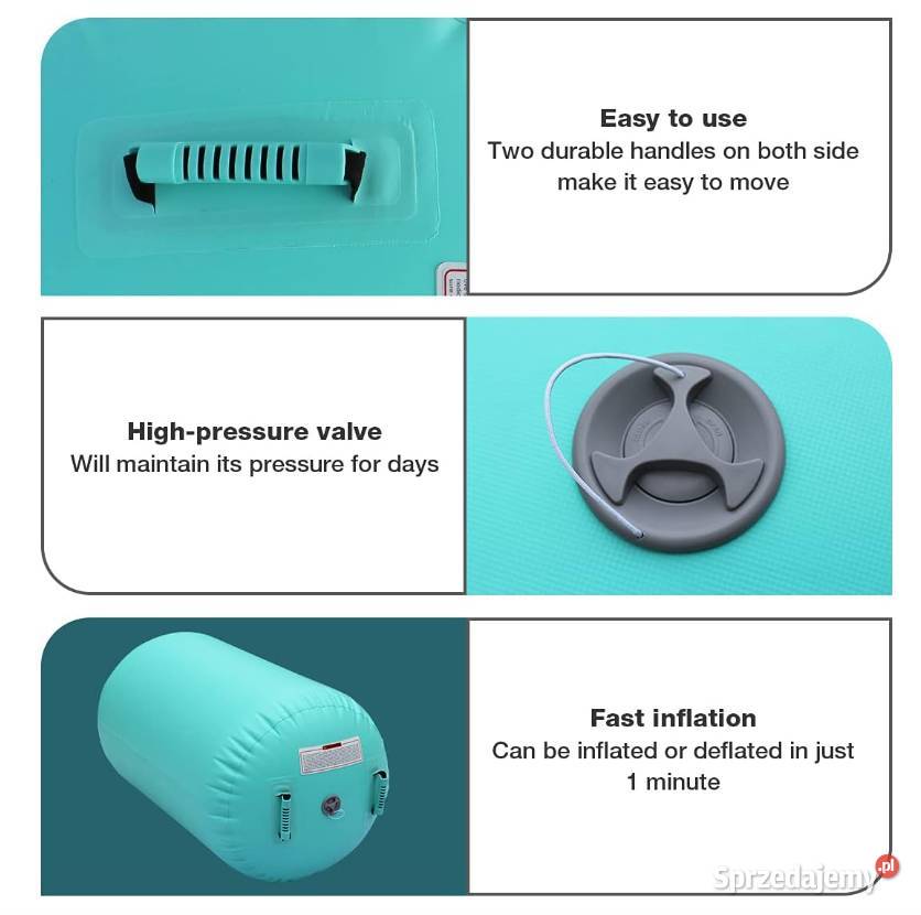 Rolka gimnastyczna z pompą PPXIA Air Roller 100 podkarpackie Krzemienica sprzedam