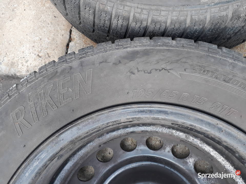 Koła stalowe 15 z oponami zimowymi 19565 R15 Mikołów