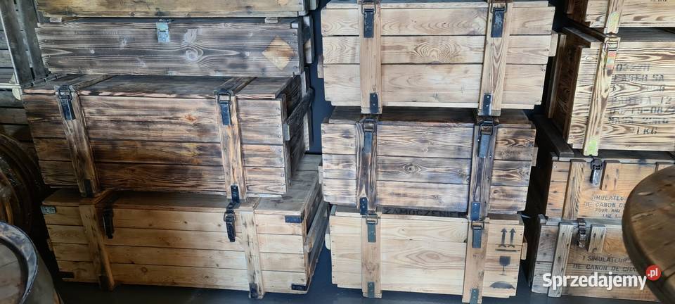 Kufer duży opalany siedzisko schowek 106x45x63 Gdańsk