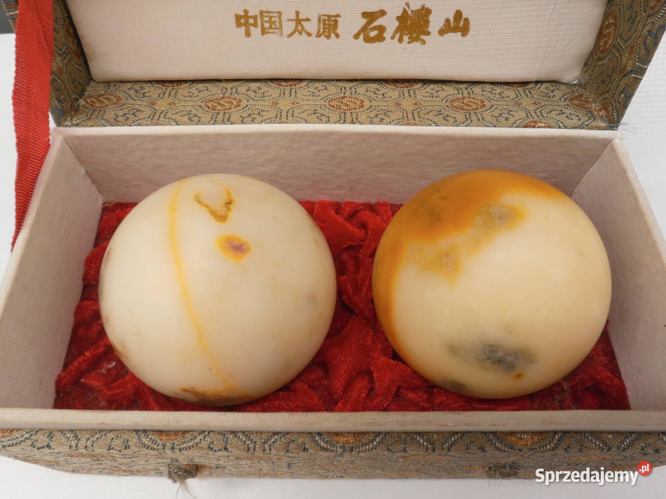 Chińskie Kule Zdrowia Baoding Naturalny Kamień wielkopolskie Raszków