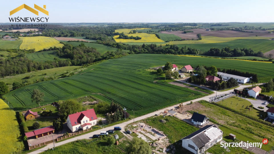 Działki o pow 1025 1613 m2 Nowiec kDzierzgonia