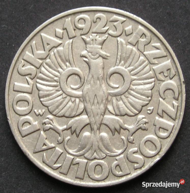 POLSKA 50 GROSZY 1923 Łódź
