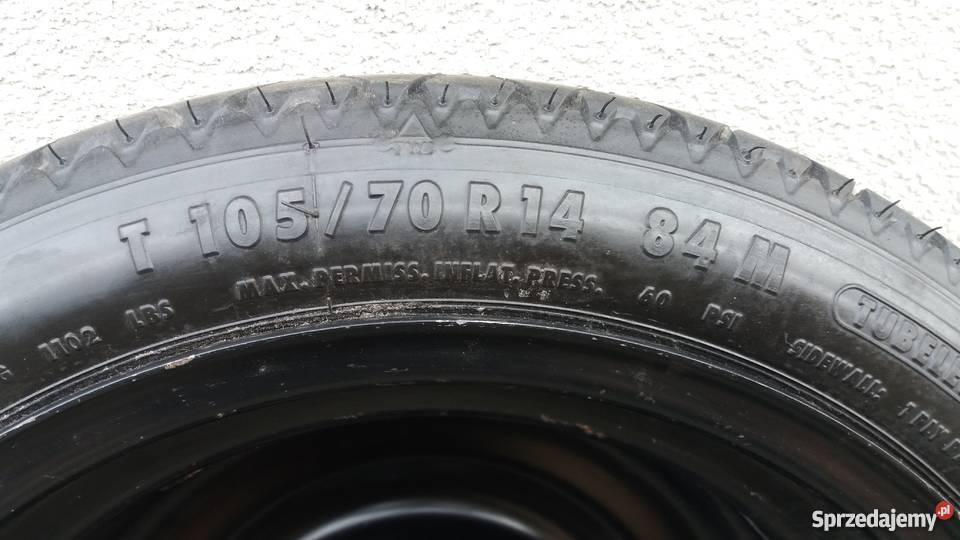 Vw Golf 3 Vento dojazdowka 14 4x100 stalowe Koła i felgi śląskie Koziegłowy