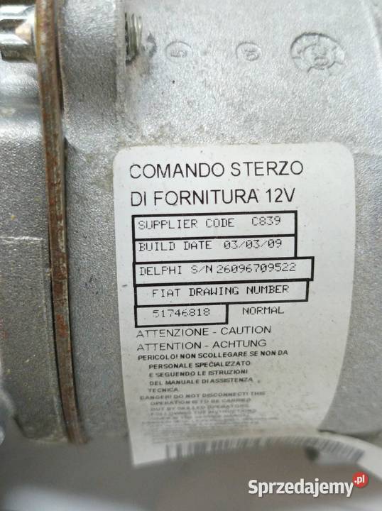 KOLUMNA WSPOMAGANIE ELEKTRYCZNE CZUJNIK SKRĘTU świętokrzyskie