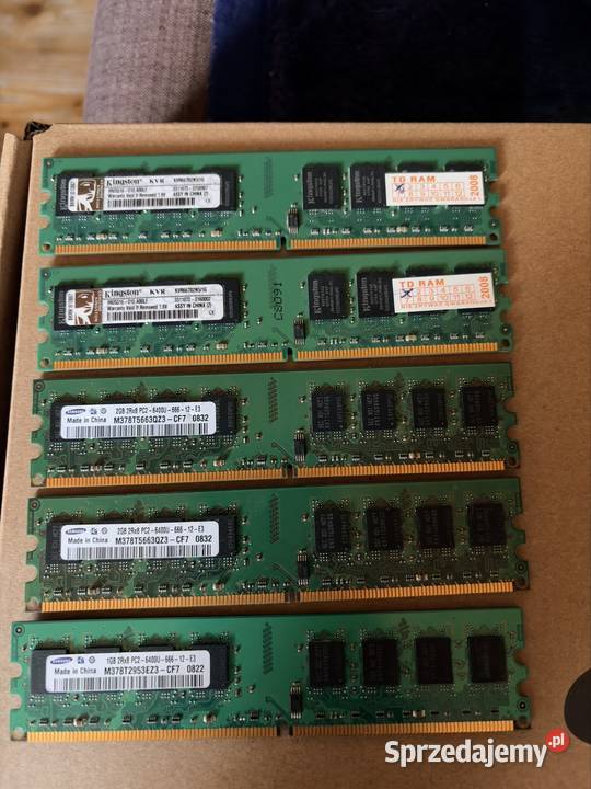 Pamięci RAM i wiatraki Pamięci Radom sprzedam