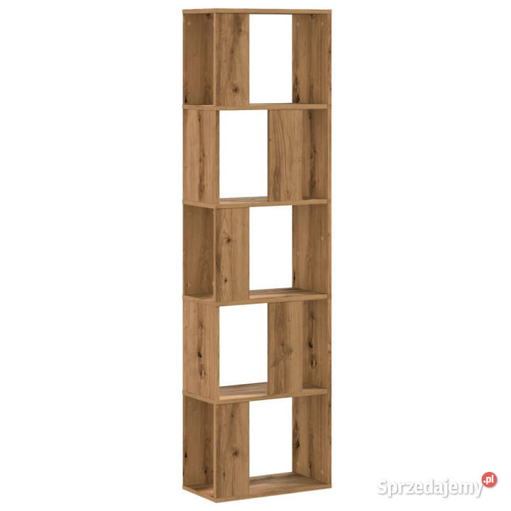 5poziomowy regał dąb artisian 45x235x1625