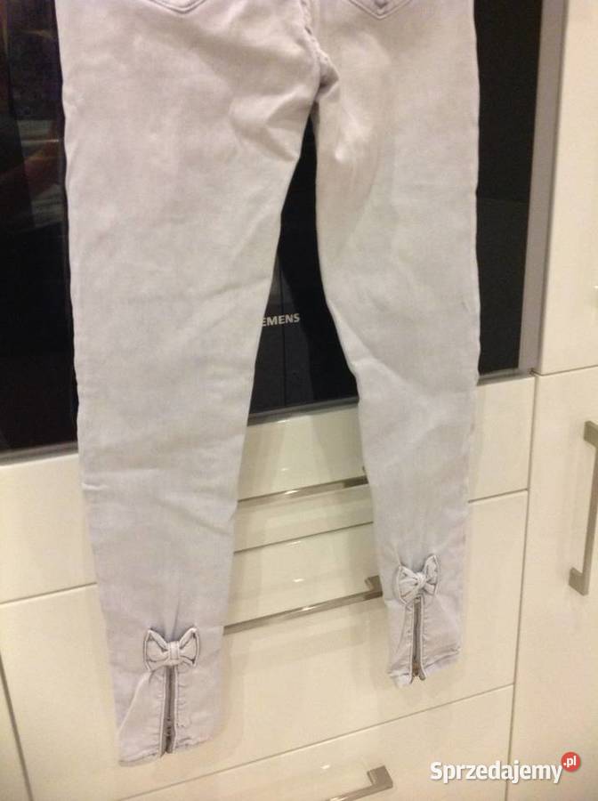 Spodnie Jeans Damskie XS j Nowe szary/srebrny Nowa Sól