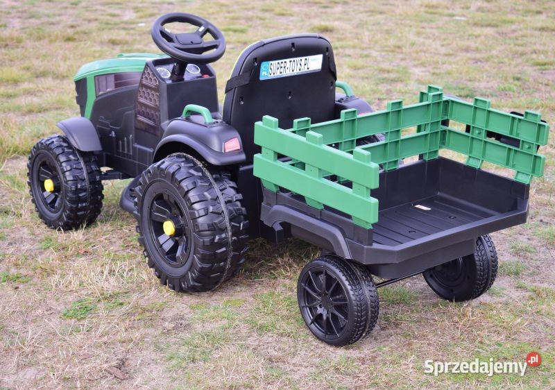 WIELKI TRAKTOR NA AKUMULATOR Z PRZYCZEPĄ Toruń sprzedam
