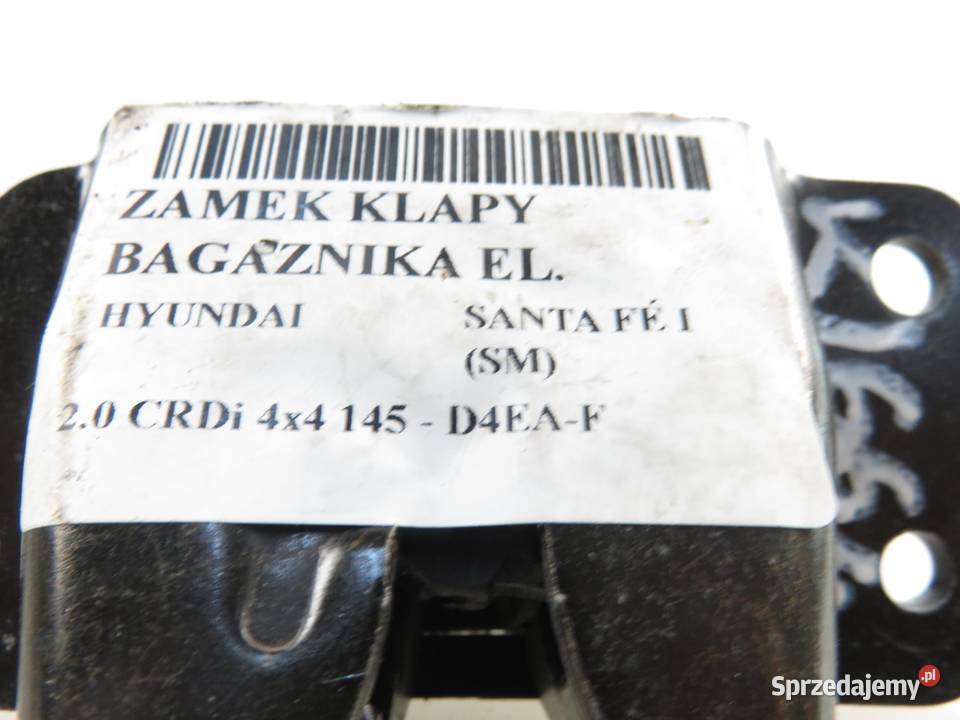 ZAMEK KLAPY HYUNDAI SANTA F I SM osobowe