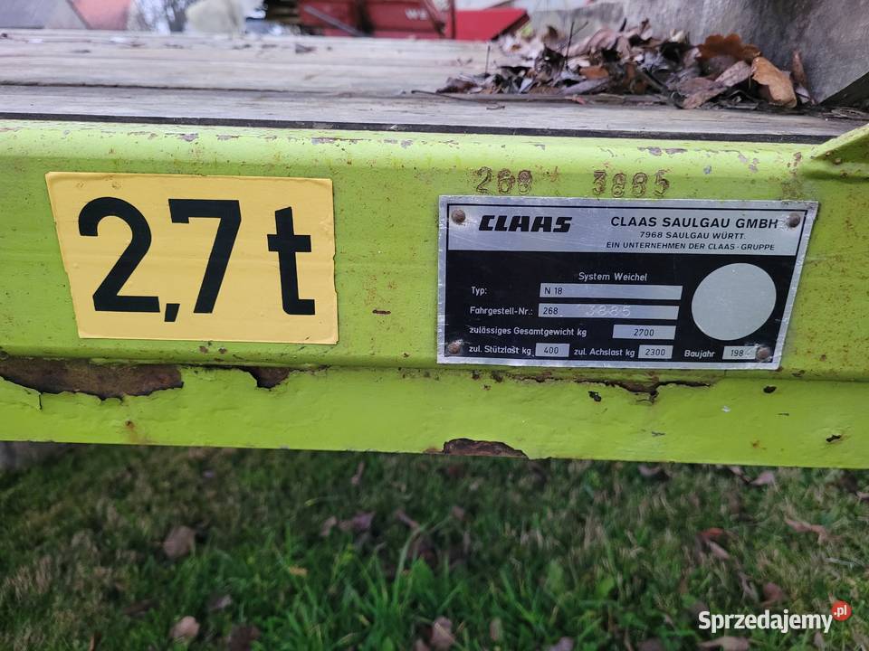 PRZYCZEPA SAMOZBIERAJACA WELGER EL61 SPEZIAL podkarpackie Mielec