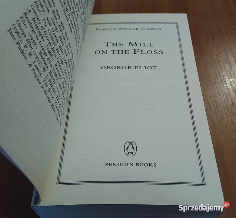 The Mill on the Floss Eliot George literatura piękna - proza zagraniczna Gdańsk