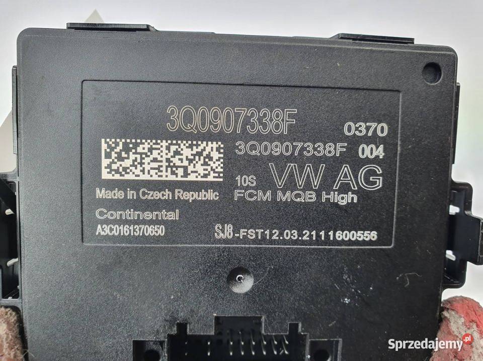 MODUŁ VOLKSWAGEN ARTEON ŚWIATEŁ 3Q0907338F osobowe Lipno