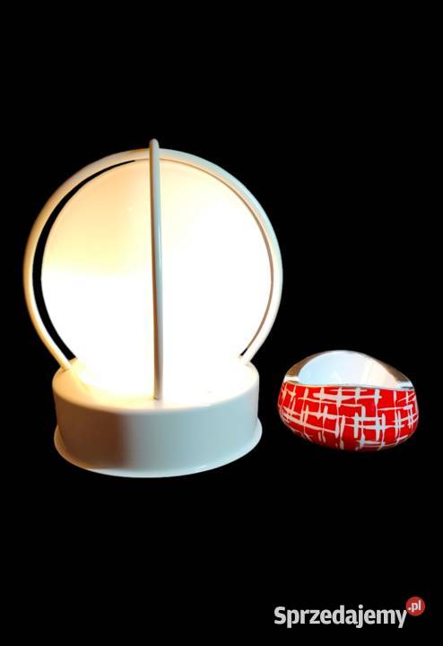 Lampa Peryskop Memphis szkło Ikea vintage