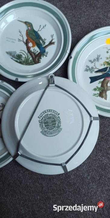 Talerzyk Ptaki Brytanii Portmeiron Made in Gdańsk