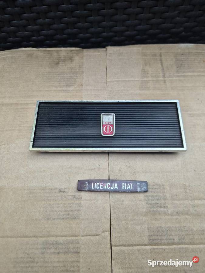 Fiat 125p emblemat polski fiat zaślepka licencja Jaworzno
