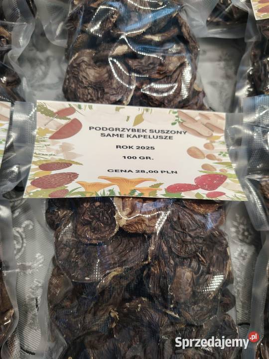 Grzybki suszone 100 g łódzkie Pabianice