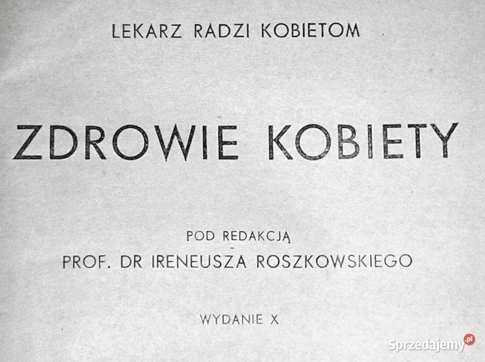 Zdrowie kobiety Ireneusz Roszkowski miękka z obwolutą Chełm