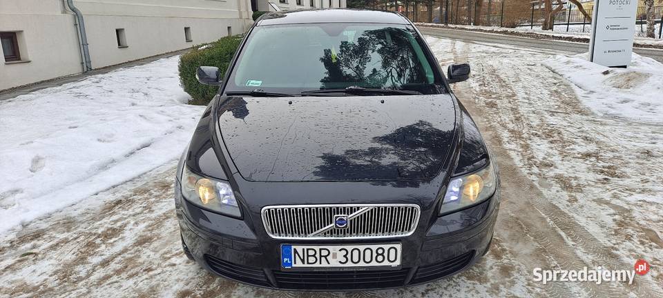 VOLVO V50 20D ŁADNY STAN DOINWESTOWANE czarny Braniewo