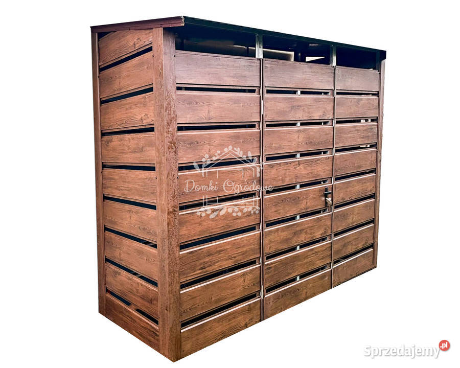 Wiata śmietnikowa Schowek 3x08m Drewnopodobny Białogard