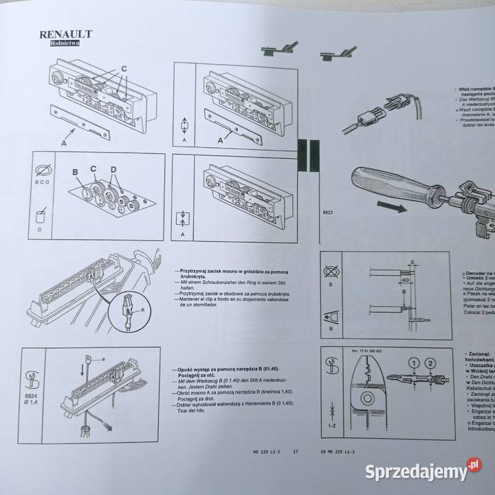 Instrukcja Serwisowa Napraw RENAULT 11054 Polska Kamień Pomorski sprzedam