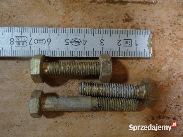śruby śrubki ESKA 8 mm na klucz 14 04 org DDR Żary