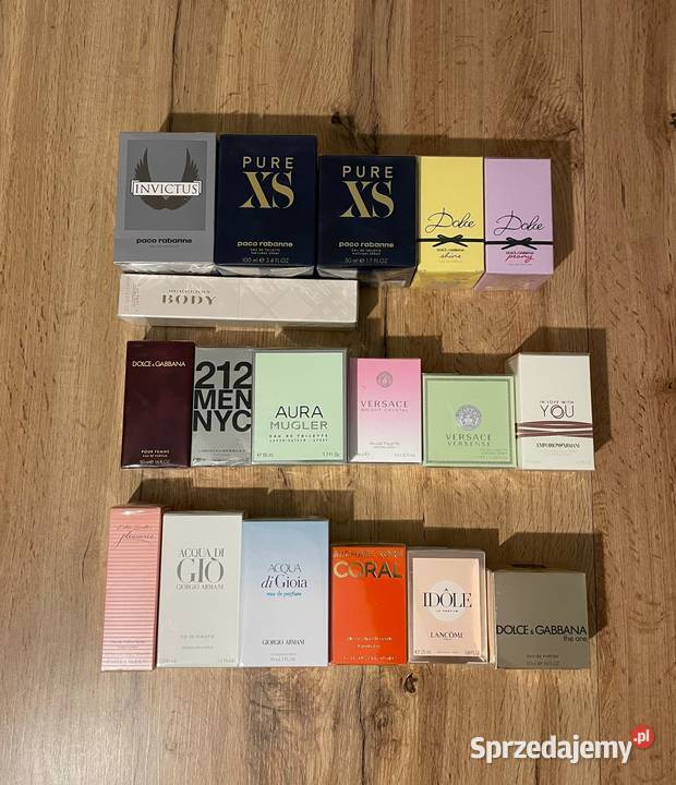 Perfumy z likwidacji drogerii Unisex Bydgoszcz sprzedam
