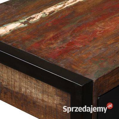 vidaXL Biurko z 2 szufladami drewno odzyskane Biurka Warszawa