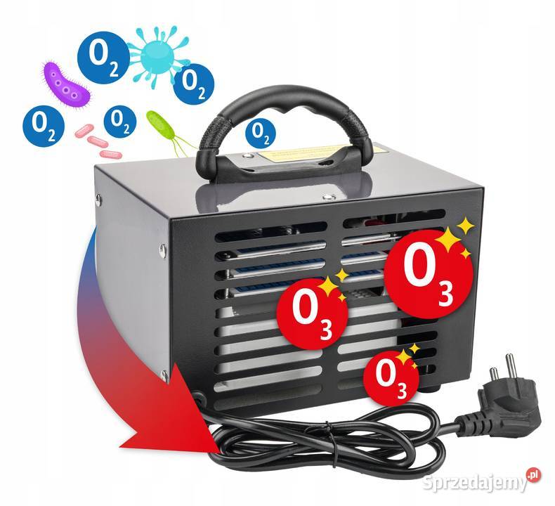 GENERATOR OZONU MOCNY 28 000 MGH ozonator TIMER