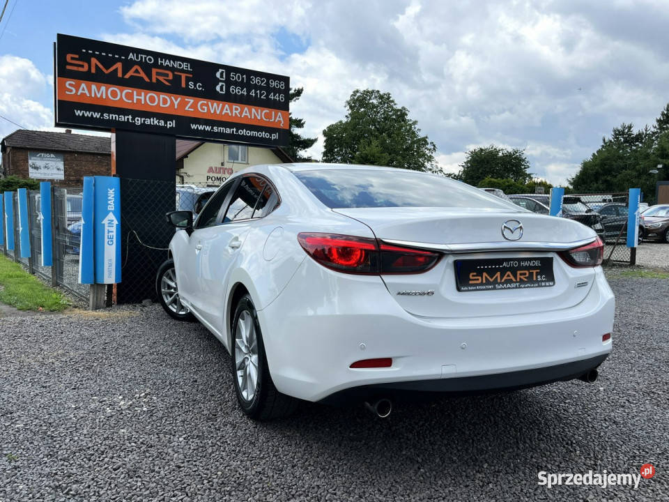 Mazda 6 Navi Biała Perła Salon Serwisowana III klimatyzacja Mazda Rydułtowy sprzedam