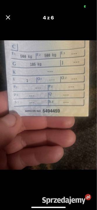 Przyczepka samochodowa Lubartów