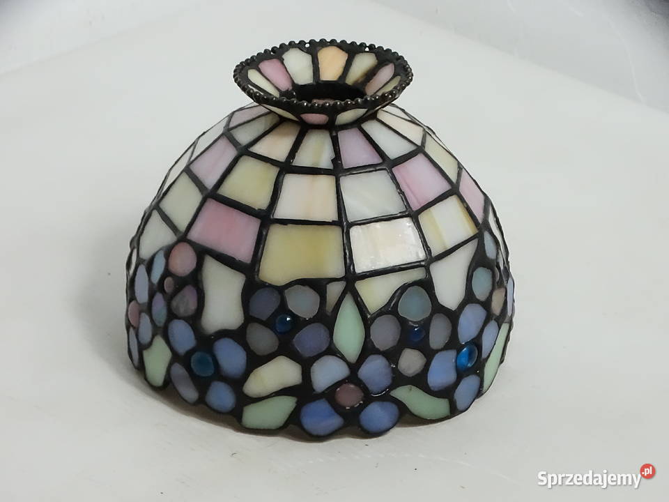 Witrażowy klosz do lampy w stylu Tiffany Biłgoraj
