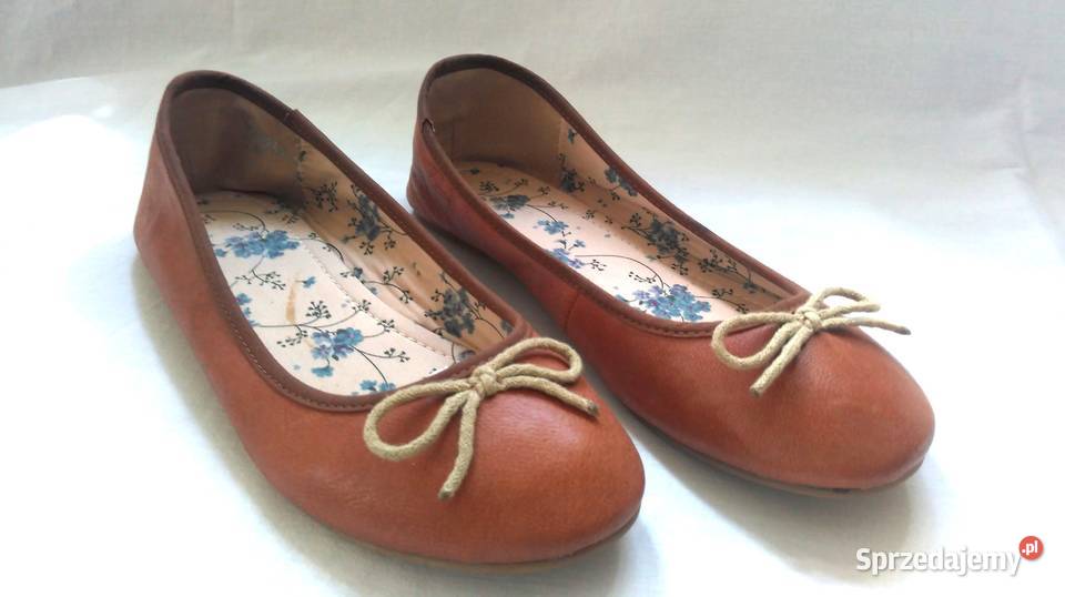 Buty brązowe Baleriny r 375 Morgan stan inna