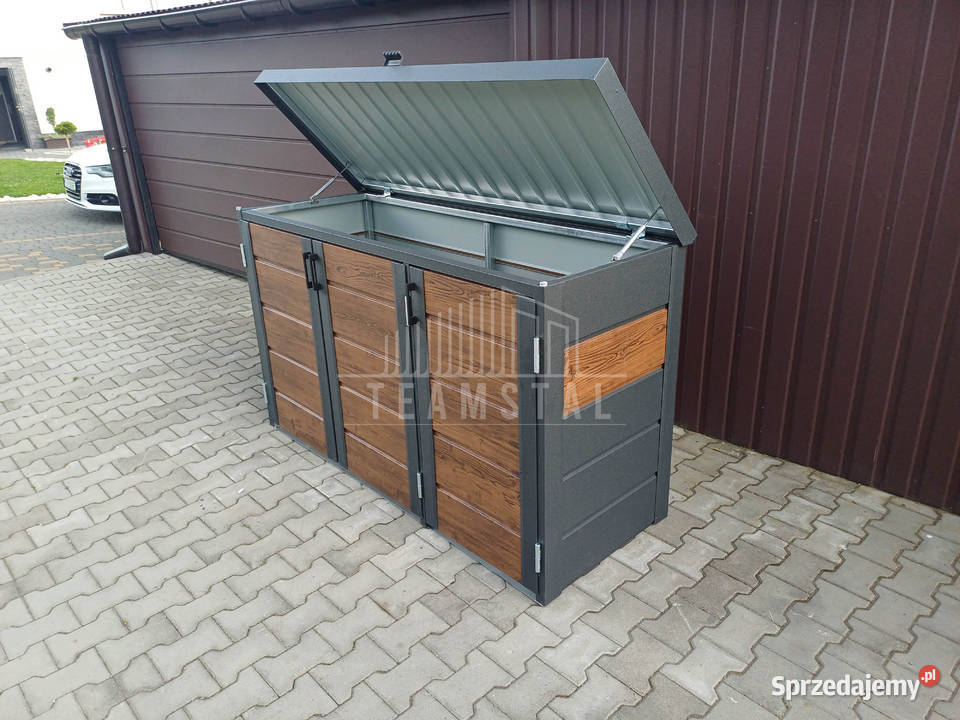 Zabudowa koszy na śmieci obudowa kubłów Gdynia