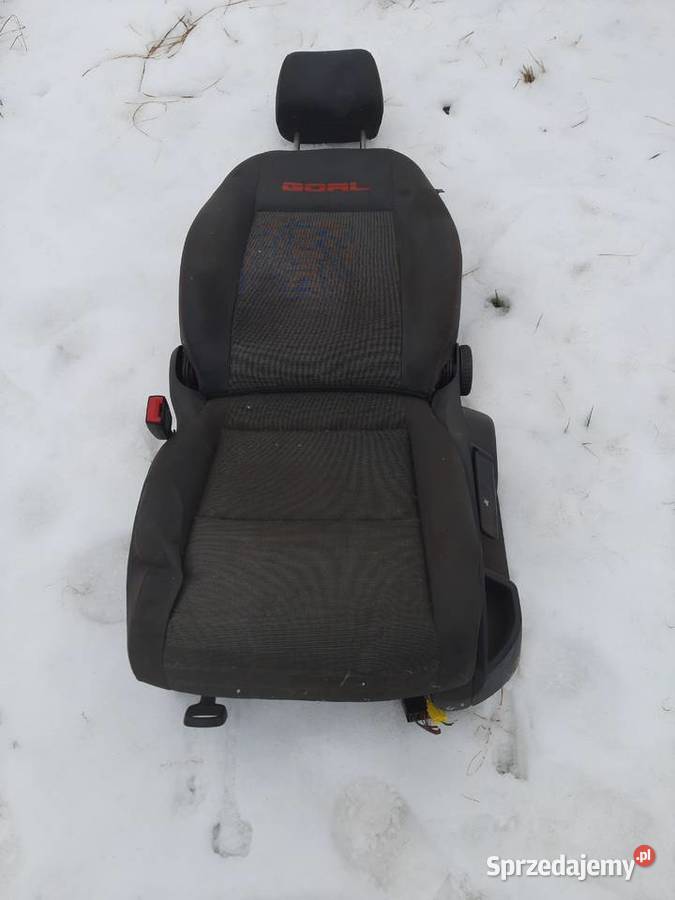 FOTEL PRZÓD PRZEDNI LEWY KIEROWCY GOAL VW GOLF V łódzkie Ksawerów