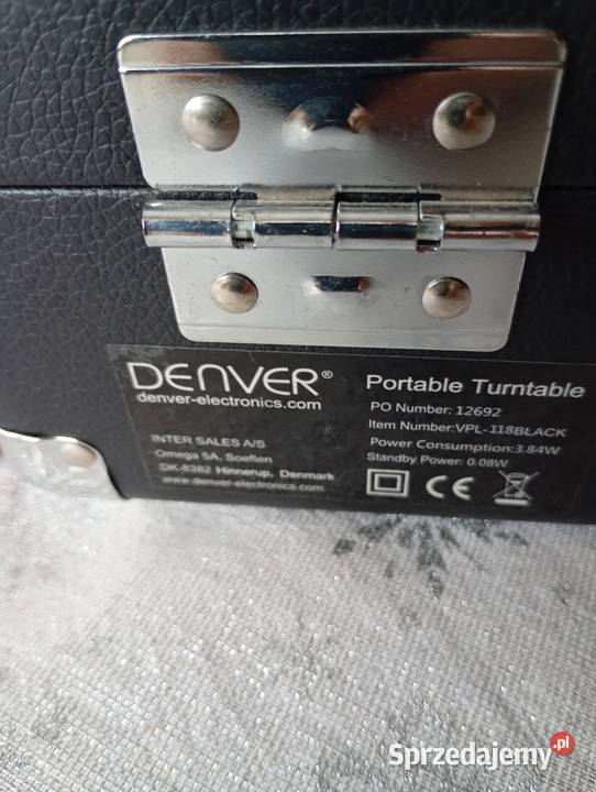 Gramofon w walizce Lubasz