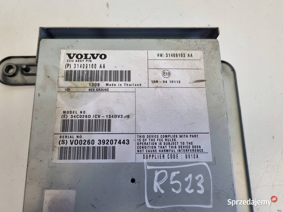 Volvo V40 II S60 II V60 I WZMACNIACZ RADIA lubelskie Chełm