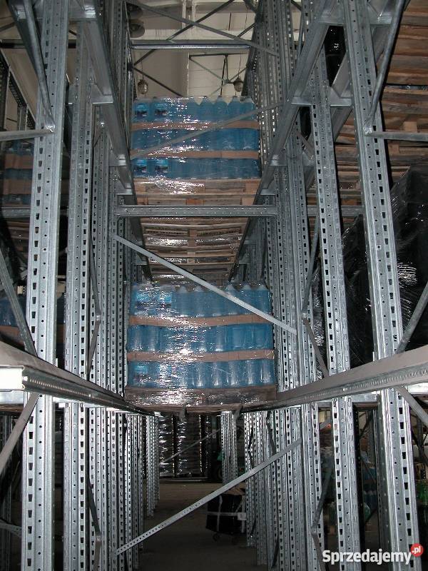 Regały paletowe wjezdne DriveIn 384 miejsca pale Katowice