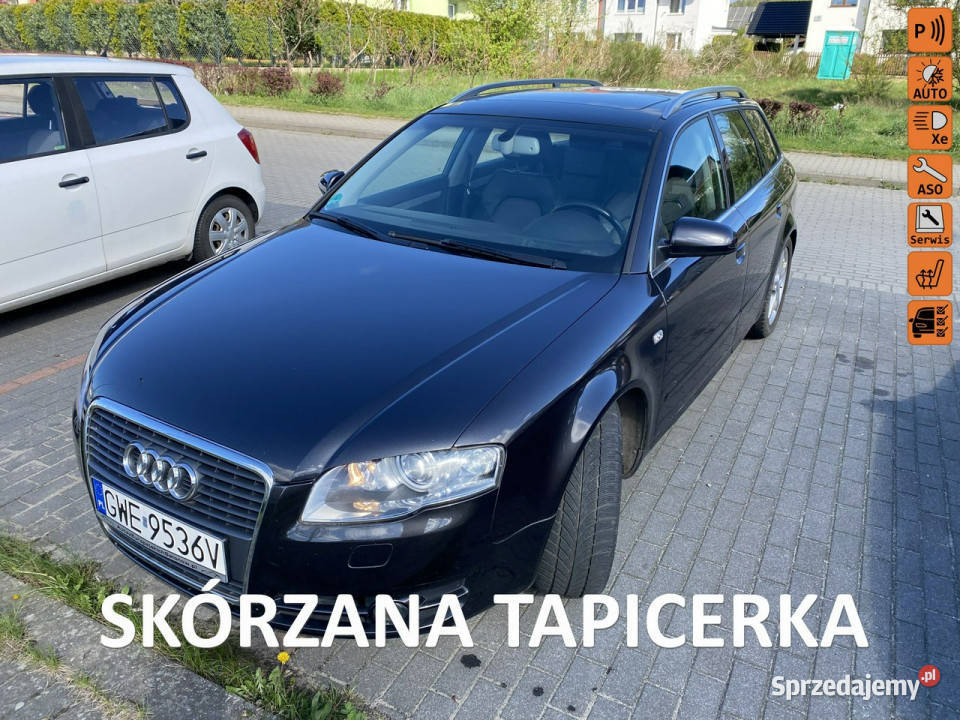 Audi A4 200 dwu kolorowa skóra biksenony światła klimatyzacja Wejherowo