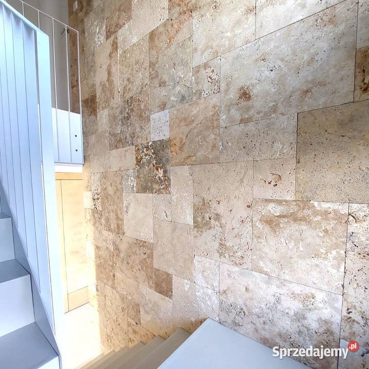 Płytki Trawertyn Classic Light bębnowany komplet pomorskie Gdynia