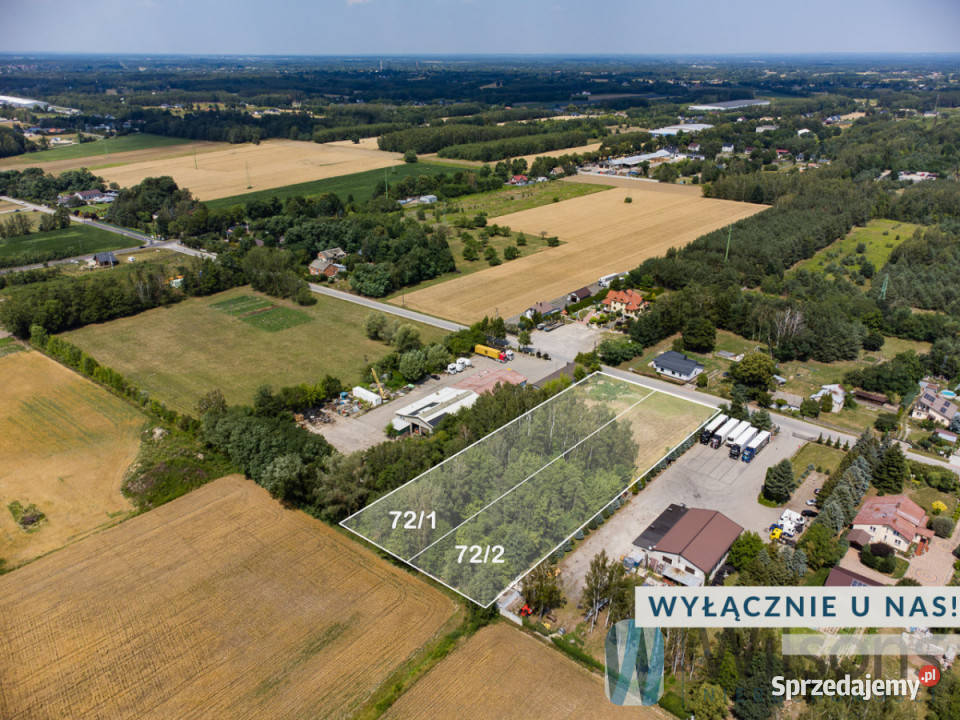 Sprzedam działka Zosin 3320m2 asfalt