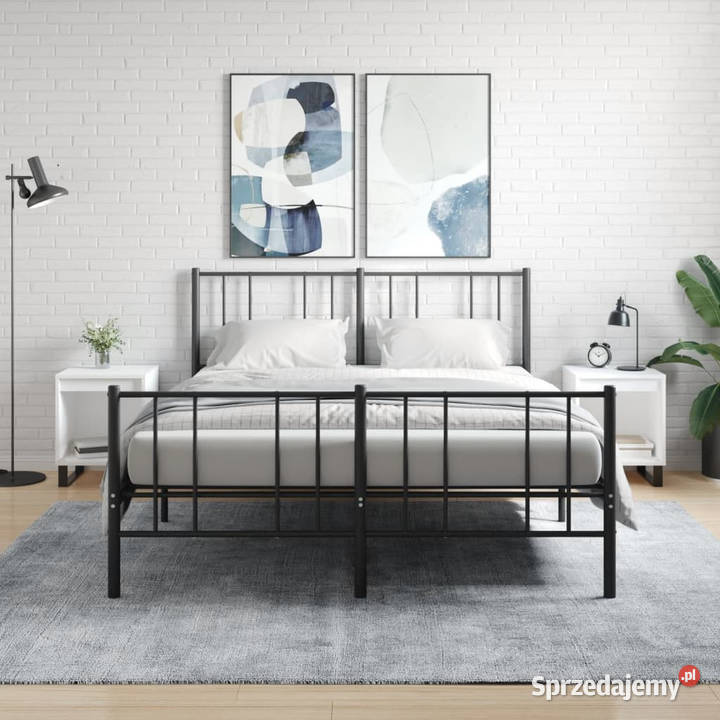 Szafki nocne 2 białe 40x35x50 WM830733 Warszawa