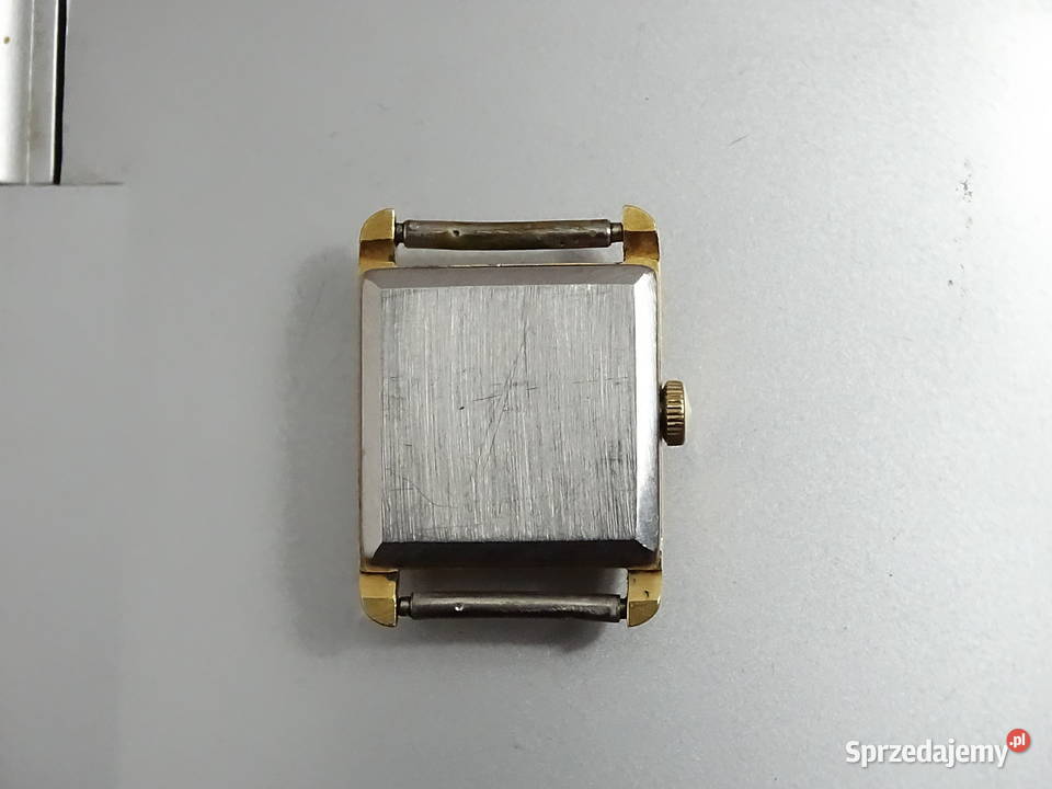 Vintage Slava 17 Jewels Klasyczna Kostka ZSRR Unisex lubelskie