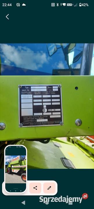 Claas dominator 98 vx Pruchnik sprzedam