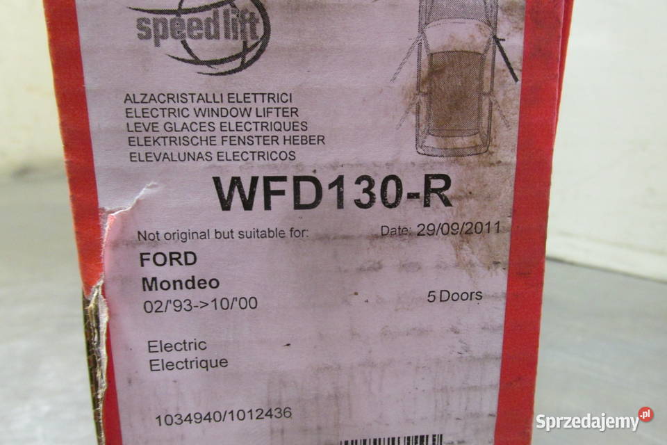 Elektryczny podnośnik szyby przedniej Ford Sandomierz