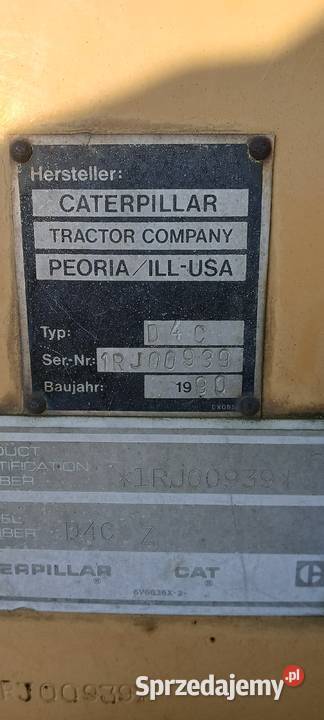 Spycharka caterpillar CAT D4C Pasłęk sprzedam