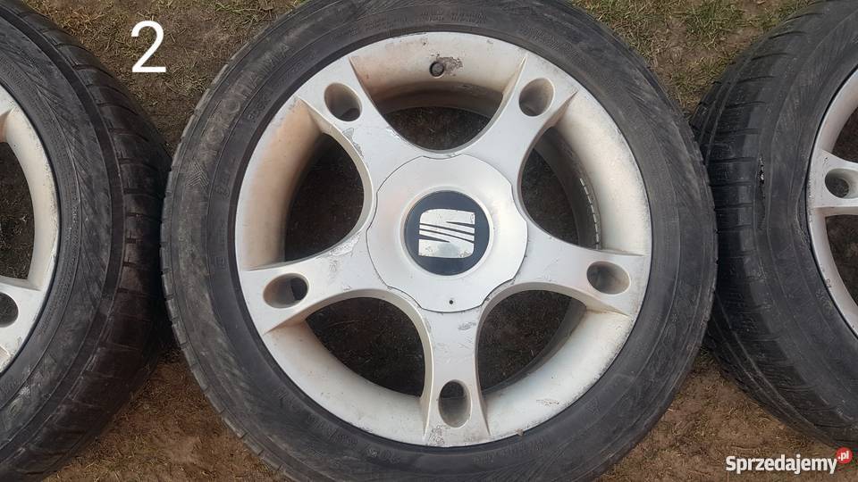 4 Felgi aluminiowe SEAT leon toledo dekielki