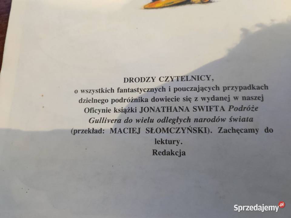 Dwie Podróże Guliwera pierwsze wydanie 1990 świętokrzyskie Kielce