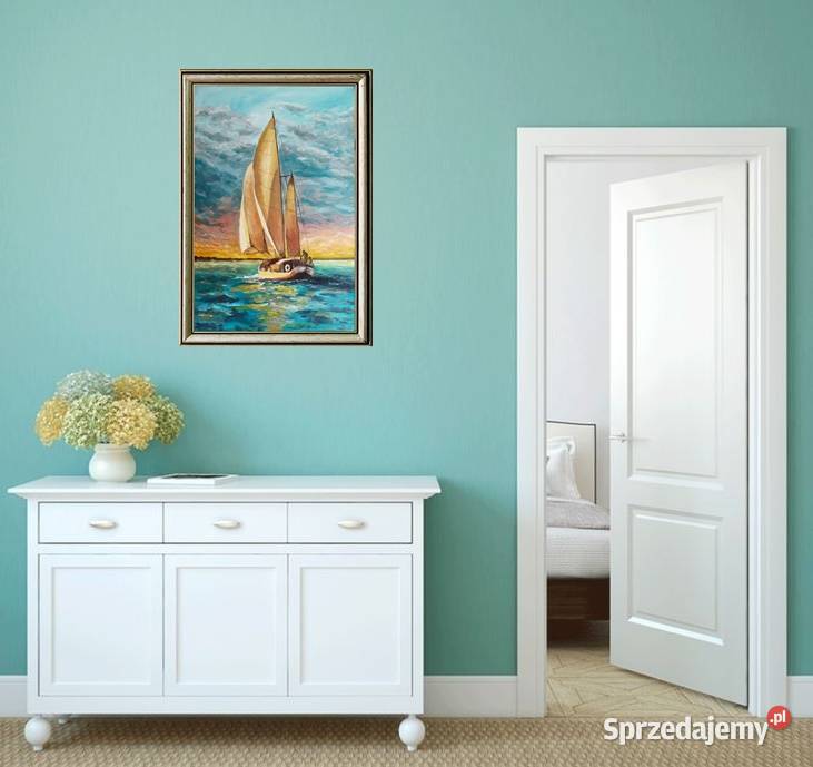 Obraz olejny Żaglówka Lublin
