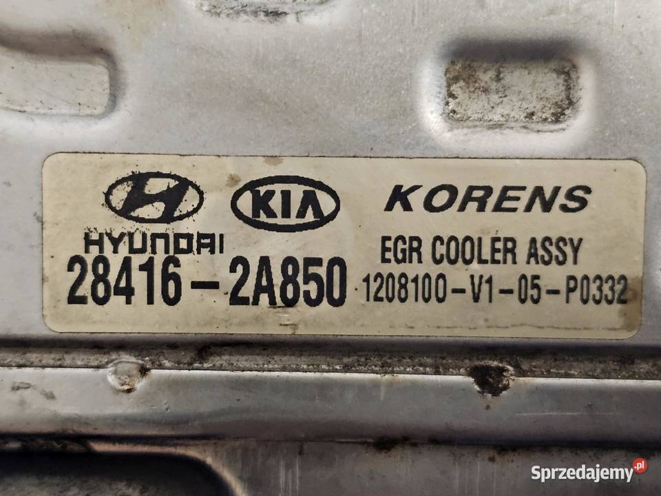 HYUNDAI i40 17 CRDI D4FD chłodniczka spalin EGR